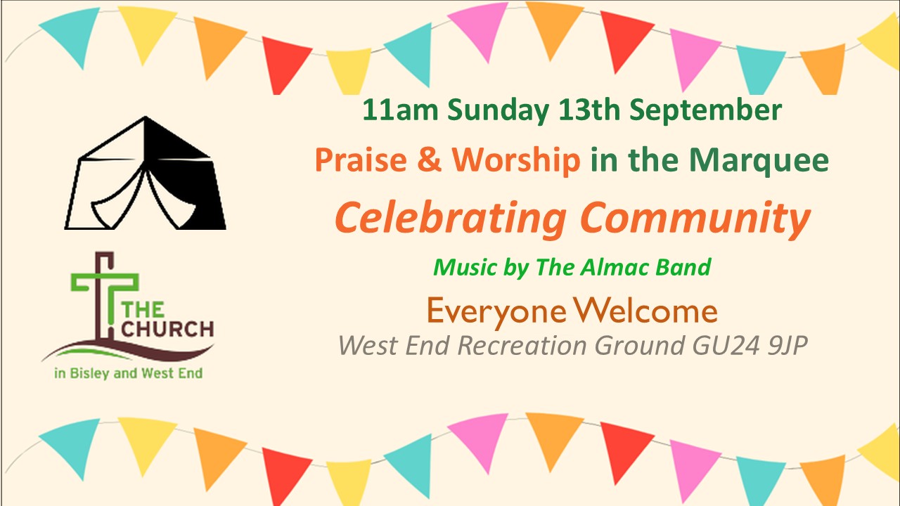 Praise & Worship in the marquee