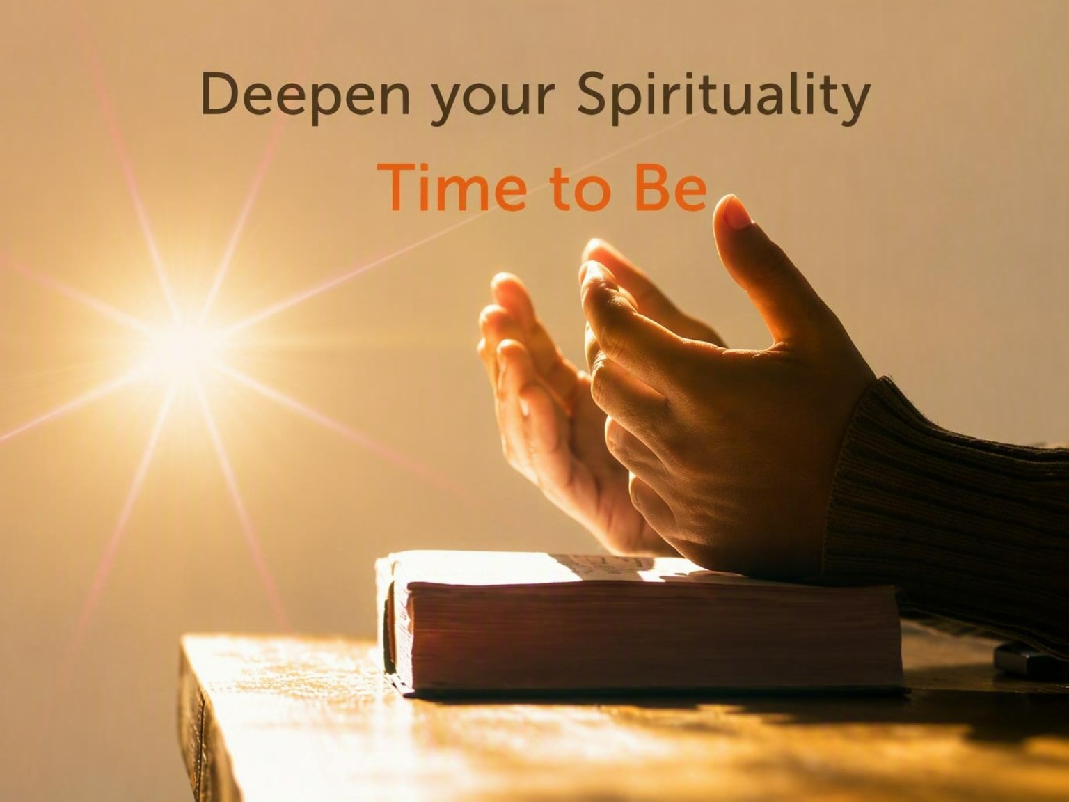 Time to be